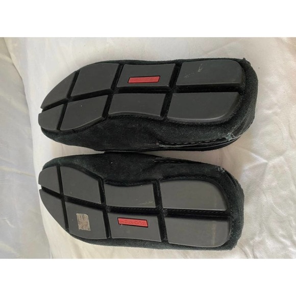 Bugatchi black suede leather loafers 10 main image 4